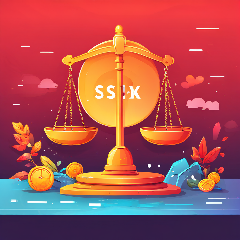 SSR 페이지의 빠른 로딩 속도와 CSR 컴포넌트의 동적 기능을 저울질하며 SEO 가시성을 핵심 지표로 삼아 웹 성능 최적화 전략을 비교하는 개념을 시각화한 이미지입니다.