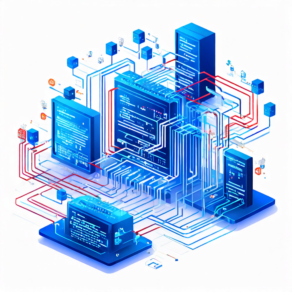 이벤트 트리거가 포함된 복잡한 디지털 시스템 아키텍처에서 병목 현상이 발생하여 데이터 흐름이 느려지고 지연되는 문제를 개념적으로 시각화한 다이어그램입니다.