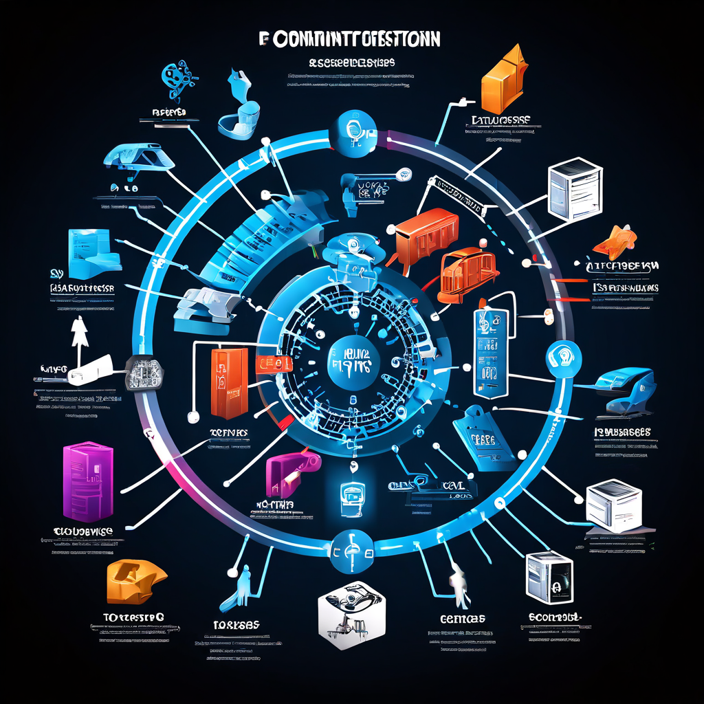 언어 최적화가 소비자 구매 결정 단계의 도미노 효과를 직접적으로 촉발하는 핵심 기어로 작동하는 개념적 흐름을 보여주는 다이어그램입니다.