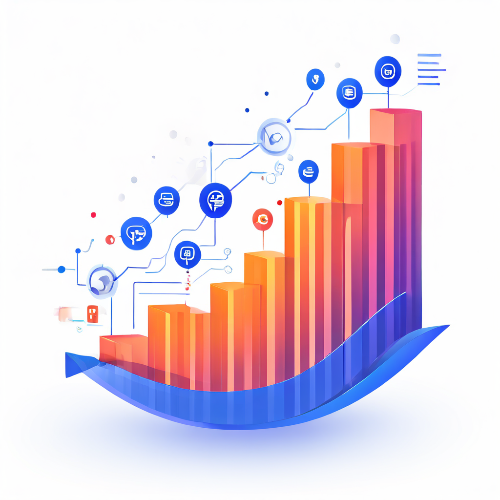 금융 기술 시스템의 발전에도 불구하고 예상 수익 곡선과 현실적인 수익 곡선 사이에 존재하는 격차와 불확실성을 시각화한 개념도입니다.
