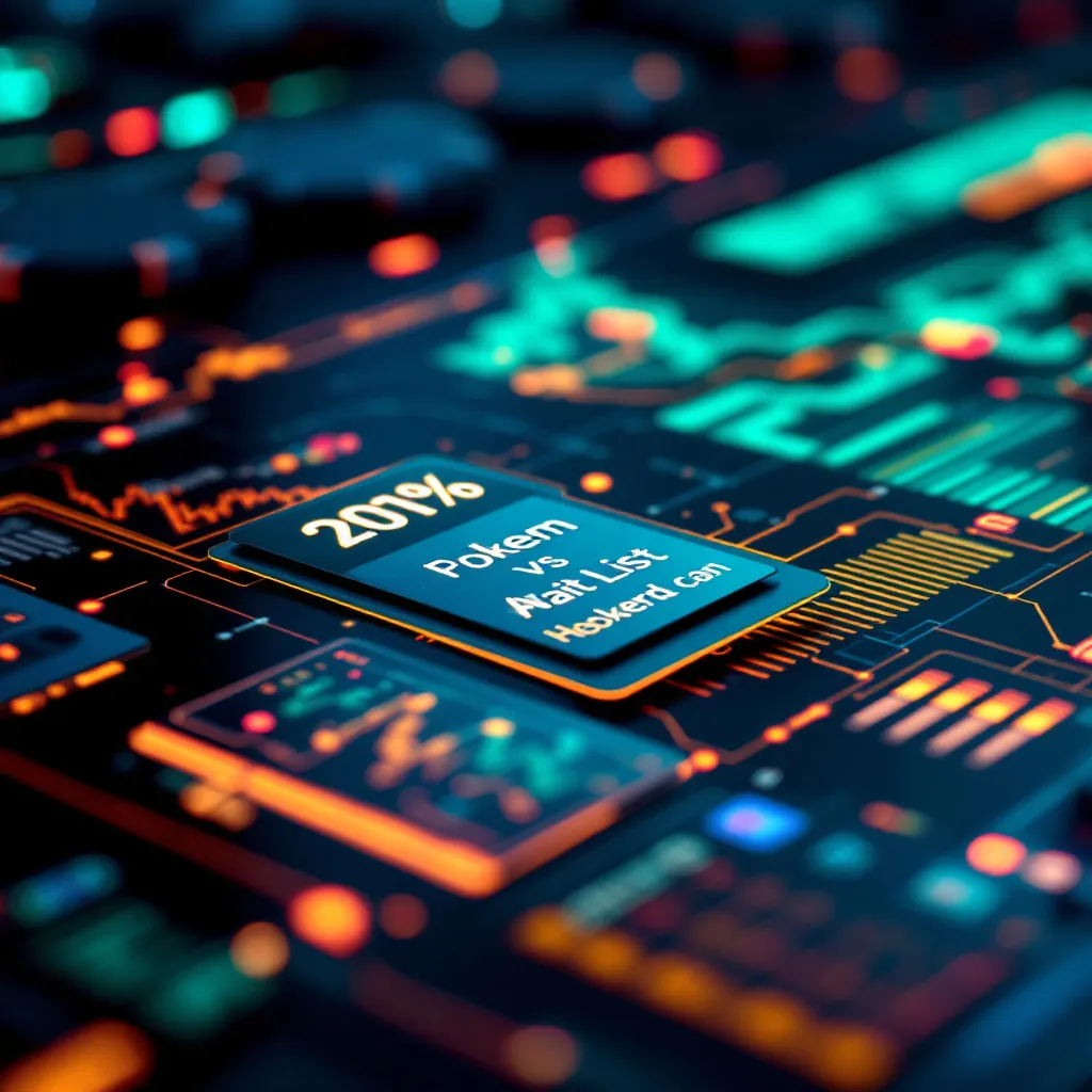 Abstract digital workflow showing table label logic versus wait list queue, with glowing interface layers and secure data flow in...